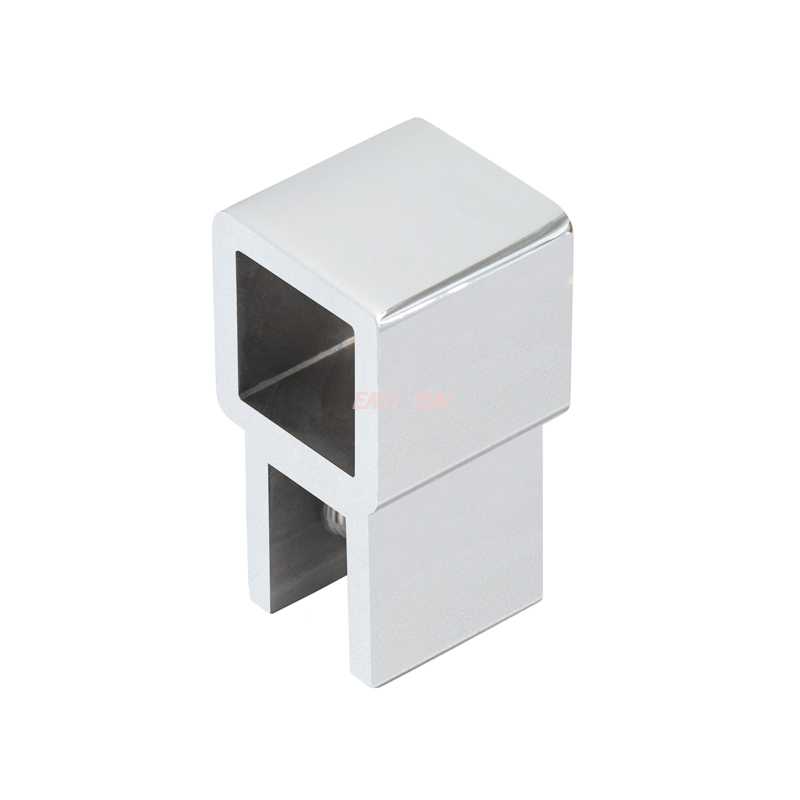 Bewegliche Halterung für 1/4' bis 5/16' (6 bis 8 mm) Glas – Vierkantstange