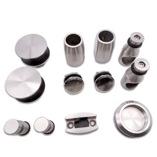 Rahmenloses SS304-Glasschiebetür-Hardware-Kit