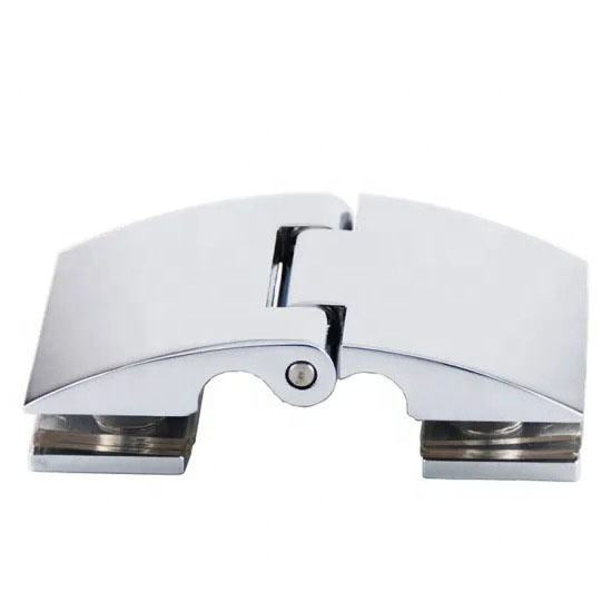 Rahmenlose Zink-Glas-Glas-Duschtürscharniere für 1/2″ – 3/8″ Glas