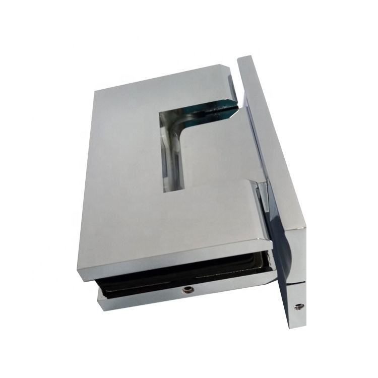 Um 90 Grad verstellbares Wand-Glas-Duschtürscharnier für 1/2″ – 3/8″ Glas 