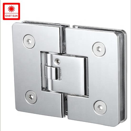 Um 90 Grad verstellbares Wand-Glas-Duschtürscharnier für 1/2″ – 3/8″ Glas