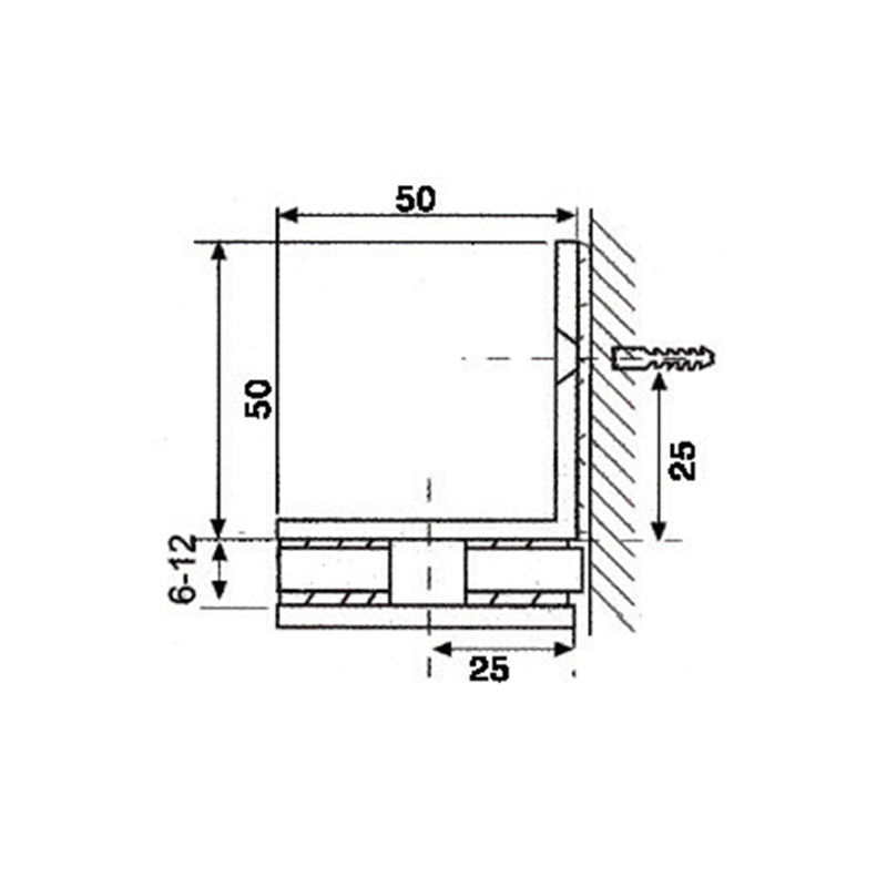 ESH-614-Selbstaufstellende Scharniere aus Messing
