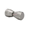 Satin-Nickel-Rücken-an-Rücken-Knöpfe im Fliege-Stil