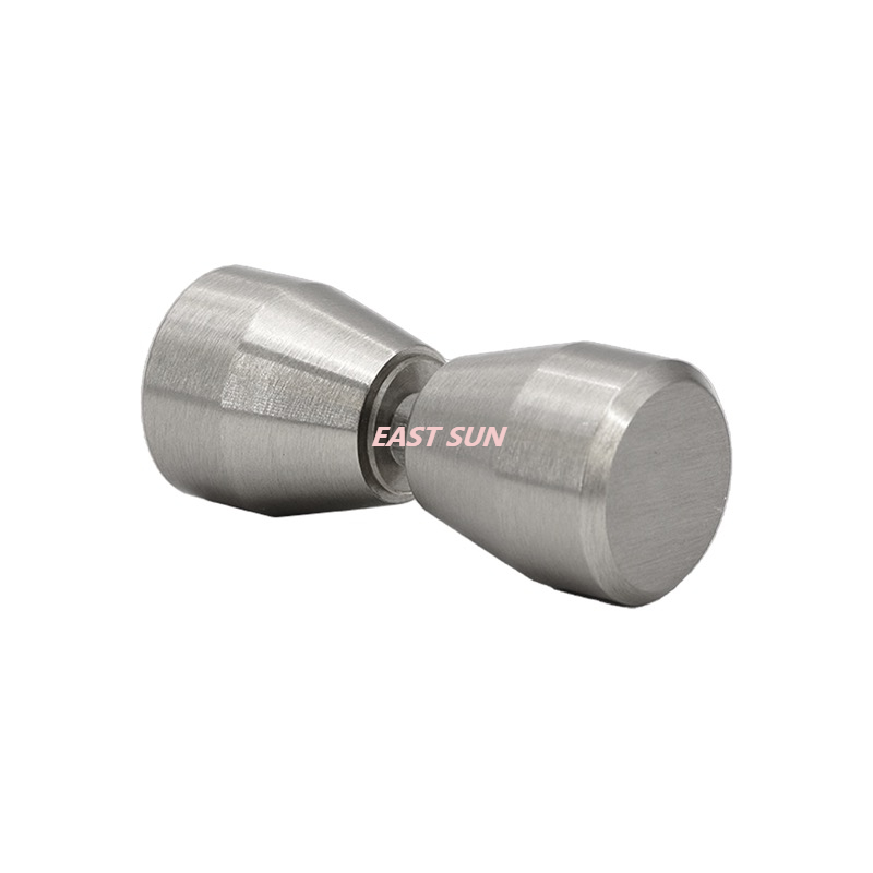 Satin-Nickel-Rücken-an-Rücken-Knöpfe im Fliege-Stil