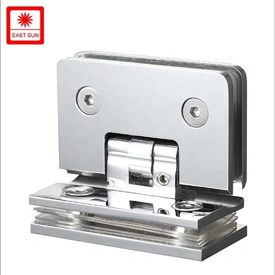 Um 90 Grad verstellbares Wand-Glas-Duschtürscharnier für 1/2″ – 3/8″ Glas
