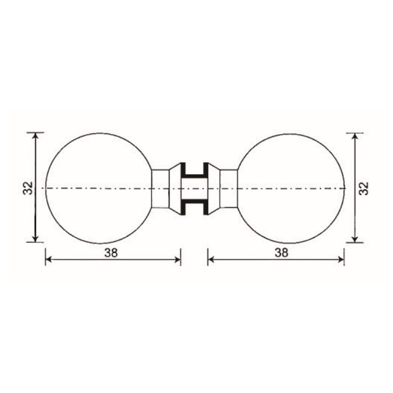 GDK-10-Duschtürknopf