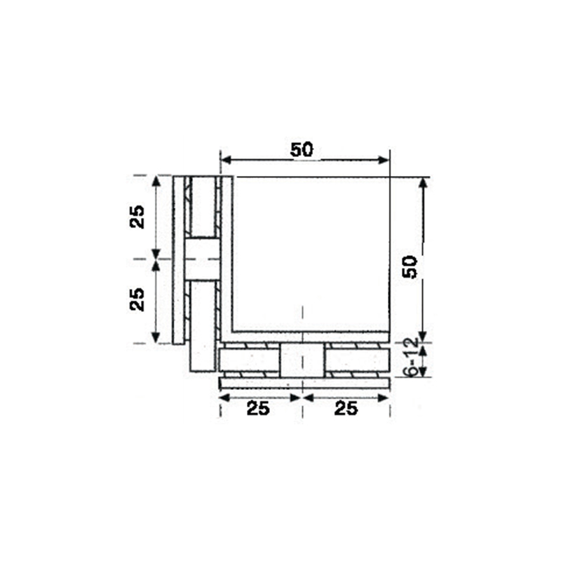 ESH-615-Selbstaufstellende Scharniere aus Messing