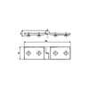 ESD-1002-Selbstaufstellende Scharniere aus Messing