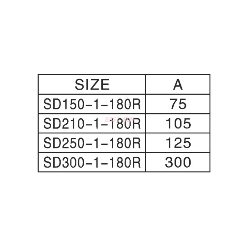 SD-150-1-180R-Spider-Anschluss