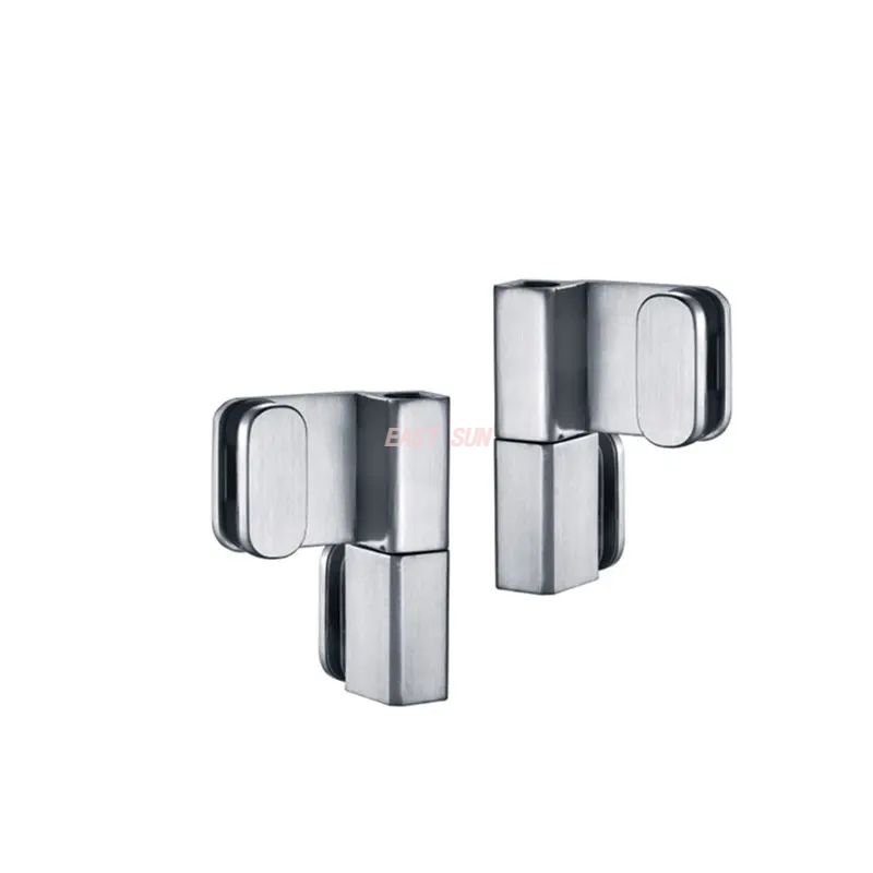 SUS304 Edelstahl WC-Trennwand Hardware Glas Badezimmertürscharnier