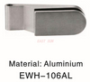 Glastürschlösser Glasschlösser mit Glasscharnieren EWH-106AL