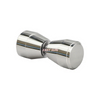 Satin-Nickel-Rücken-an-Rücken-Knöpfe im Fliege-Stil