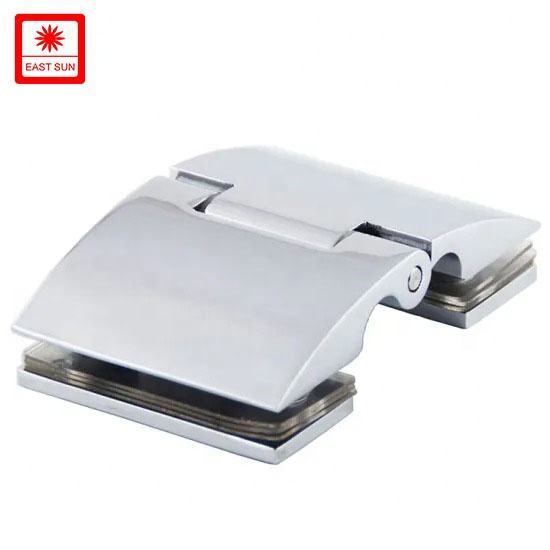 Rahmenlose Zink-Glas-Glas-Duschtürscharniere für 1/2″ – 3/8″ Glas
