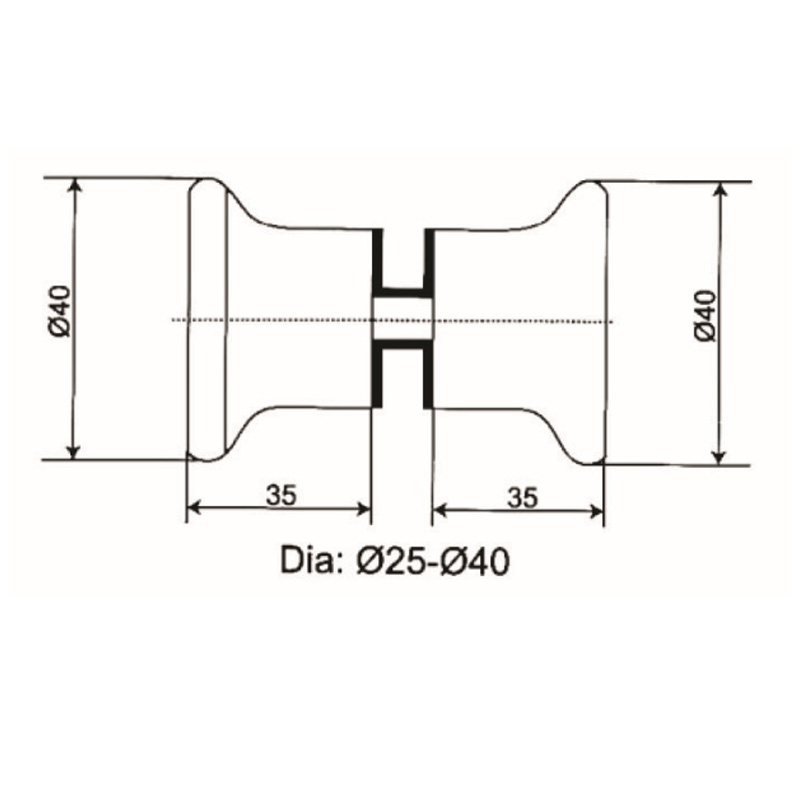 GDK-16-Duschtürknopf