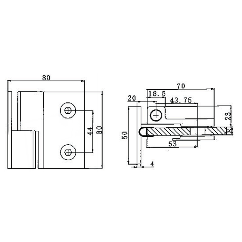 RSH-301L-Selbstaufstellende Scharniere aus Messing