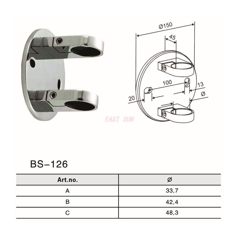 BS-126-Handlaufbeschläge