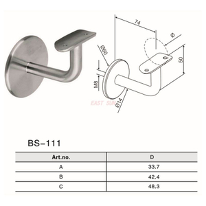 BS-111-Handlaufbeschläge