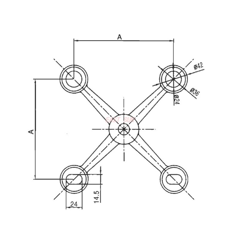 SD-150-4R-Spider-Anschluss