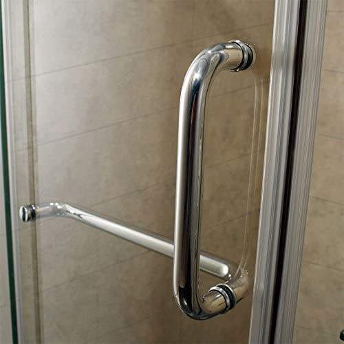 Quadratischer Edelstahl-Zuggriff für Glastürbeschläge, Duschtürgriff