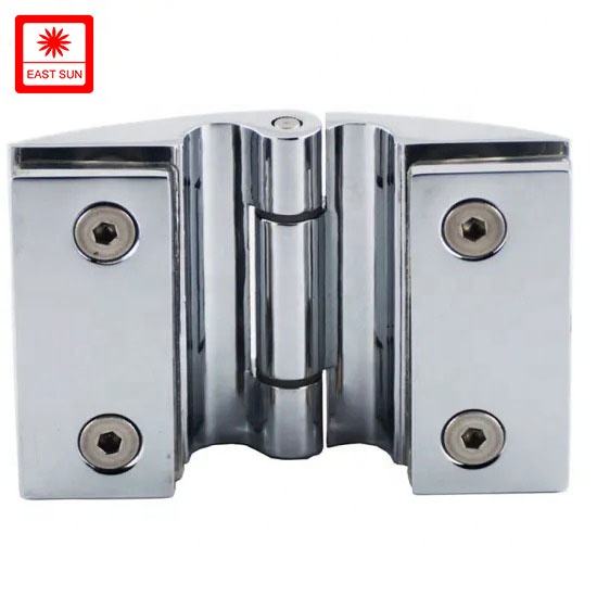 Rahmenlose Zink-Glas-Glas-Duschtürscharniere für 1/2″ – 3/8″ Glas