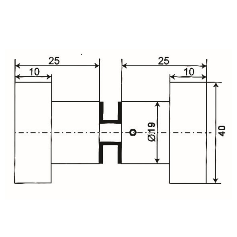 GDK-41-Duschtürknopf