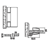 FSH-201-Faltbare Duschscharniere