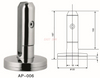 Spigot Duplex 2205 Verstellbarer Kanada-Glaszapfen zur Bodenmontage für Schwimmbadzäune AP-006