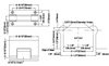 Gebürstetes 90-Grad-Wand-zu-Glas-Duschtürscharnier für 1/2″ – 3/8″ Glas 