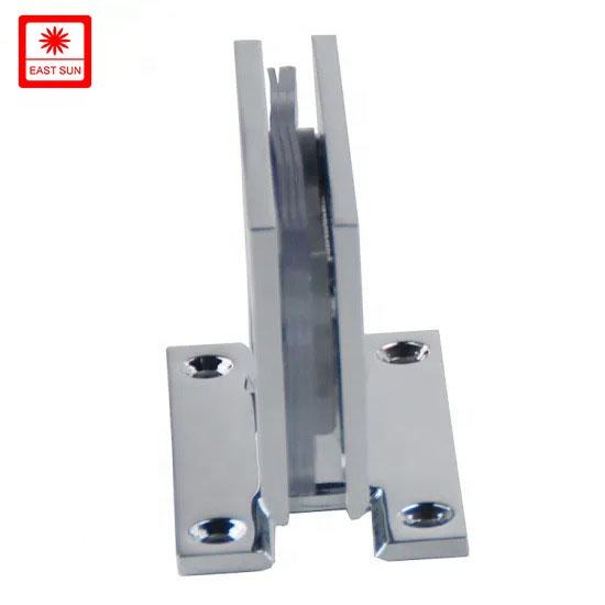 90-Grad-Chrom-H-Typ-Basis-Wand-zu-Glas-Duschtürscharnier für 1/2″ – 3/8″ Glas