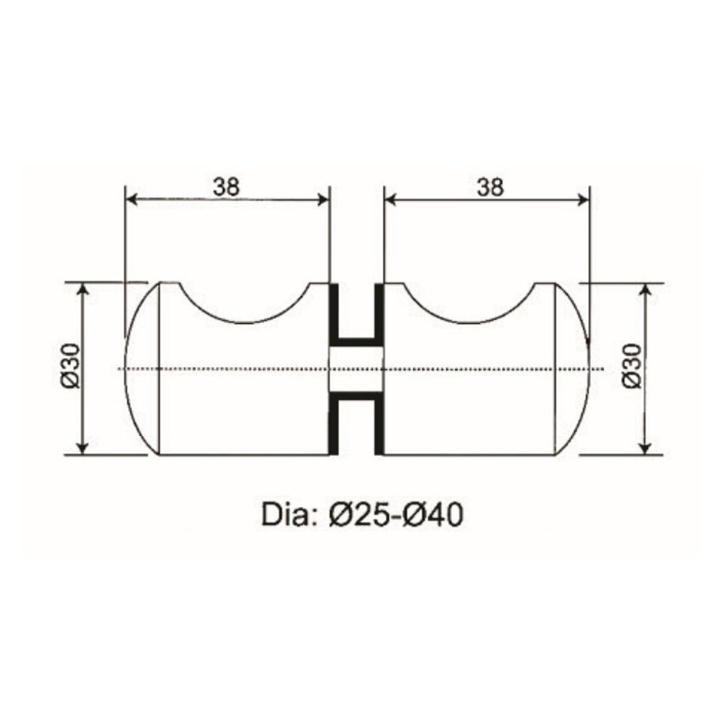 GDK-05 – Duschtürknauf