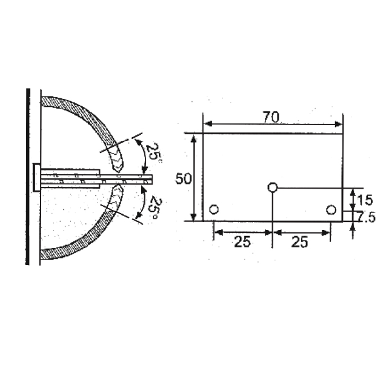 ESH-525-Duschtürscharniere