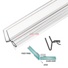 135 Polycarbonat-Anschlagpfosten für 3/8' (10 mm) Glas
