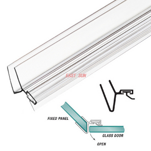 135 Polycarbonat-Anschlagpfosten für 3/8' (10 mm) Glas