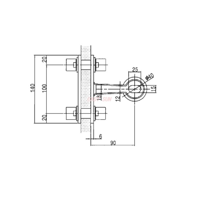 SDS200-1-90-Spider-Fitting