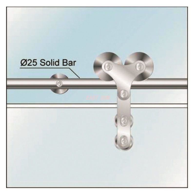 TR-25S-Büroglas-Beschlagsysteme