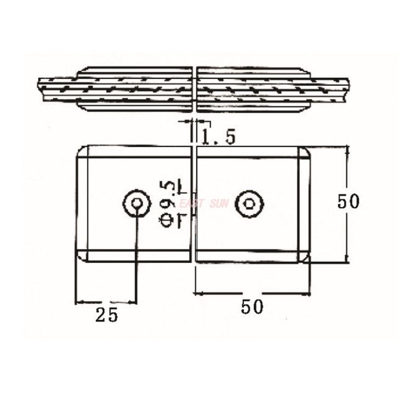 4mm Glasklemmen 