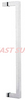 18-Zoll-Handtuchhalter der SQ-Serie mit quadratischem Knopf