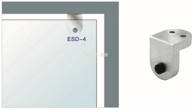 Robuster Glas-Drehtürstopper für die Oberpaneelmontage von Dorma MAB