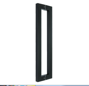 Quadratischer Edelstahl-Zuggriff, Glastür-Hardware-Zubehör, Möbel-Hardware-Türgriff