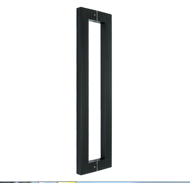 Quadratischer Edelstahl-Zuggriff, Glastür-Hardware-Zubehör, Möbel-Hardware-Türgriff