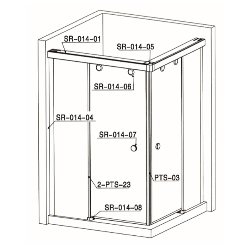 SR-014-03 – Duschraumserie und Armaturen