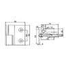 RSH-301R-Selbstaufstellende Scharniere aus Messing
