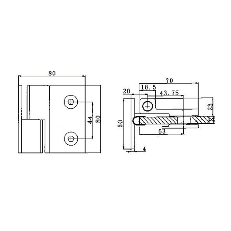 RSH-301R-Selbstaufstellende Scharniere aus Messing