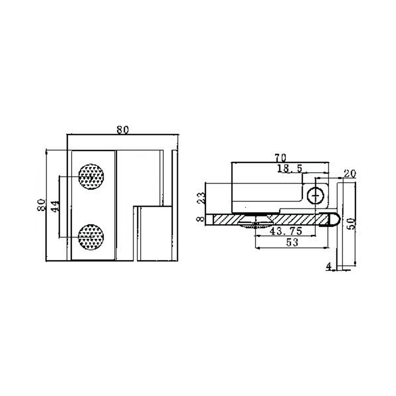RSH-201R-Selbstaufstellende Scharniere aus Messing