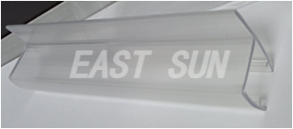 180 „H“-Anschlagpfosten aus Polycarbonat für 1/2“ (12 mm) Glas