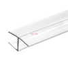 180 „H“-Anschlagpfosten aus Polycarbonat für 1/2“ (12 mm) Glas