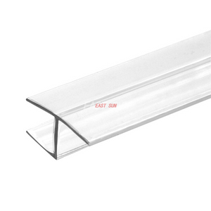 180 „H“-Anschlagpfosten aus Polycarbonat für 1/2“ (12 mm) Glas