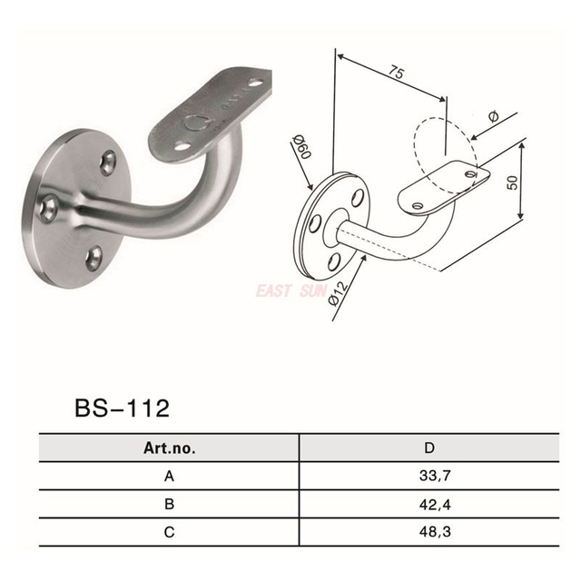 BS-112-Handlaufbeschläge