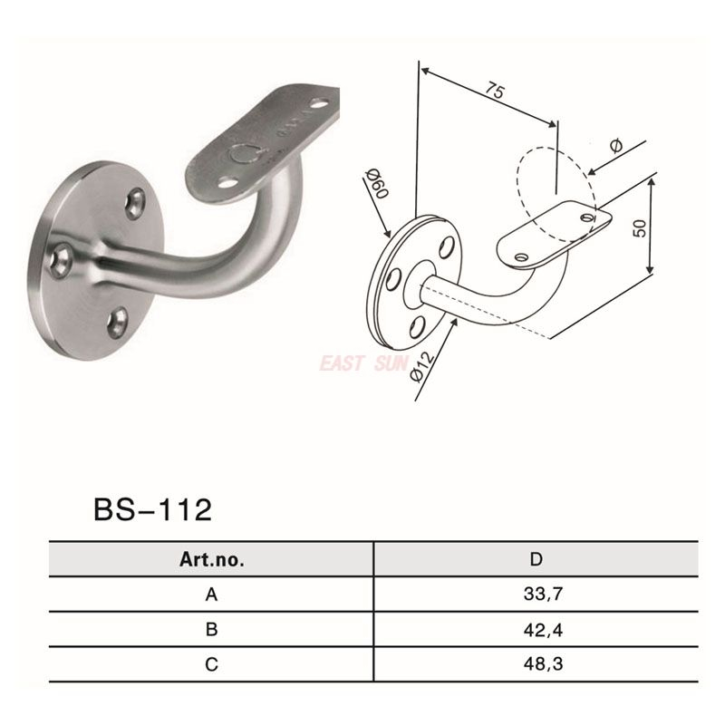 BS-112-Handlaufbeschläge