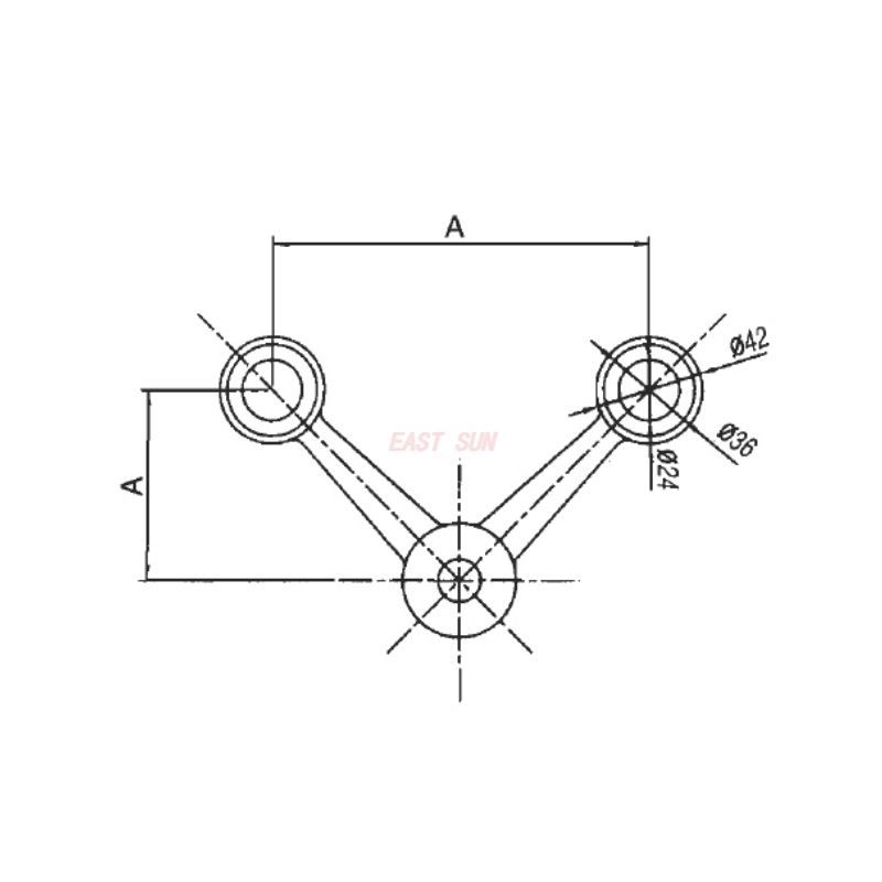 SD-150-2-90R-Spider-Anschluss